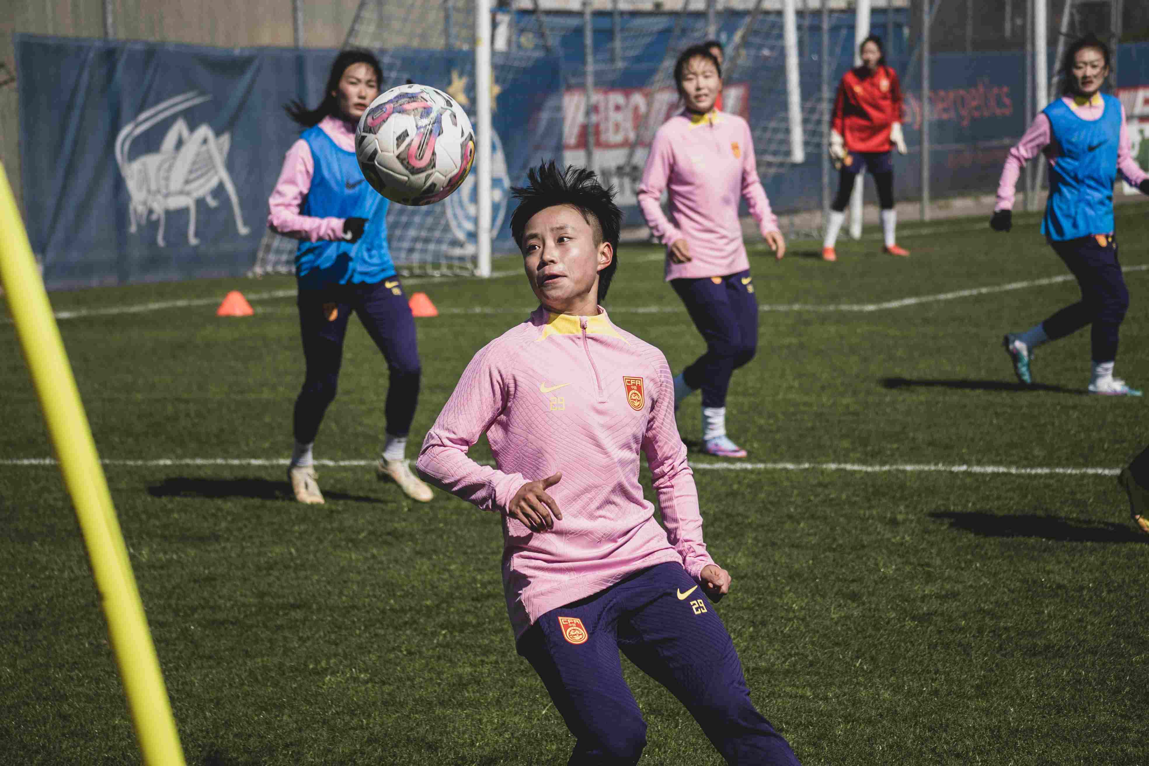欢迎中国女足本周来到草蜢基地进行训练！