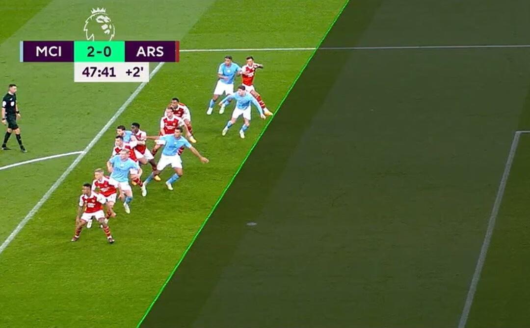 阿森纳球迷热议：迪亚斯把本-怀特推到了前面，斯通斯才没有越位