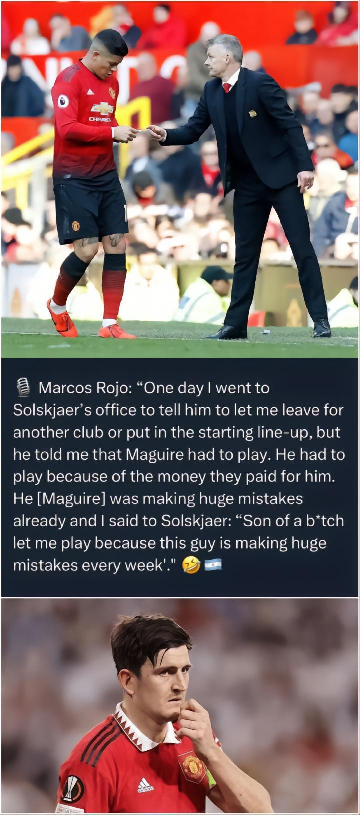 曼联旧将中卫马科斯-罗霍近期接受阿根廷知名媒体T...