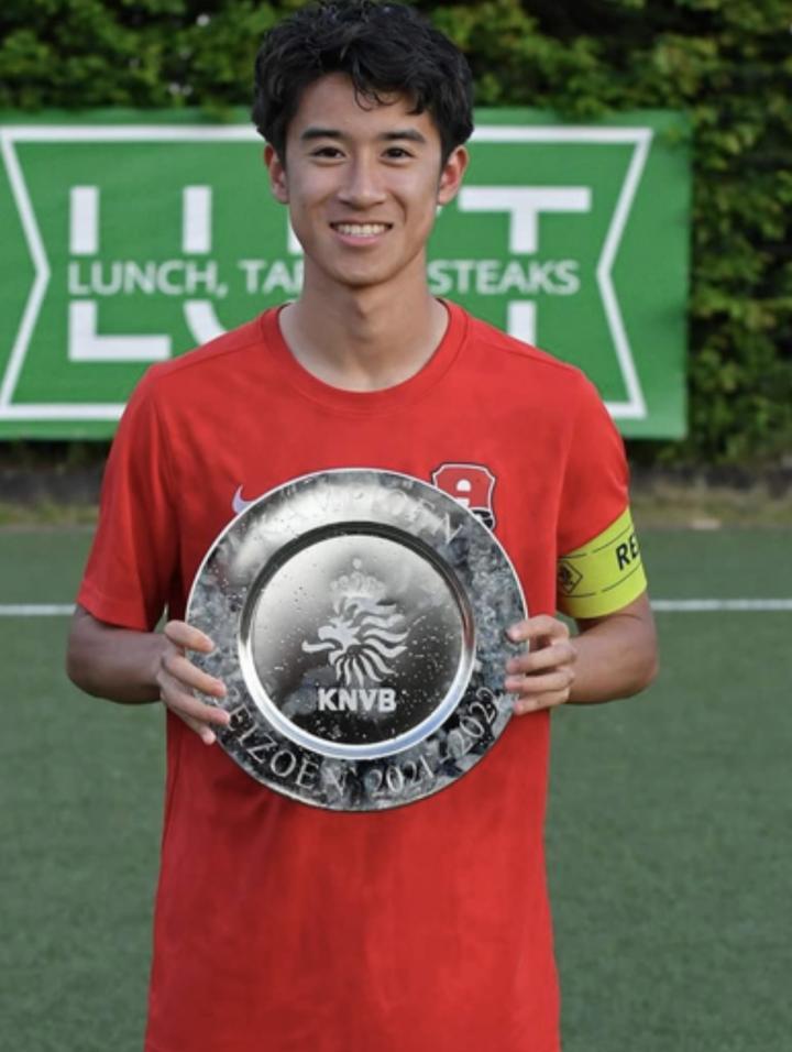 2002年9月出生的荷兰籍华裔球员董学良，今夏将...