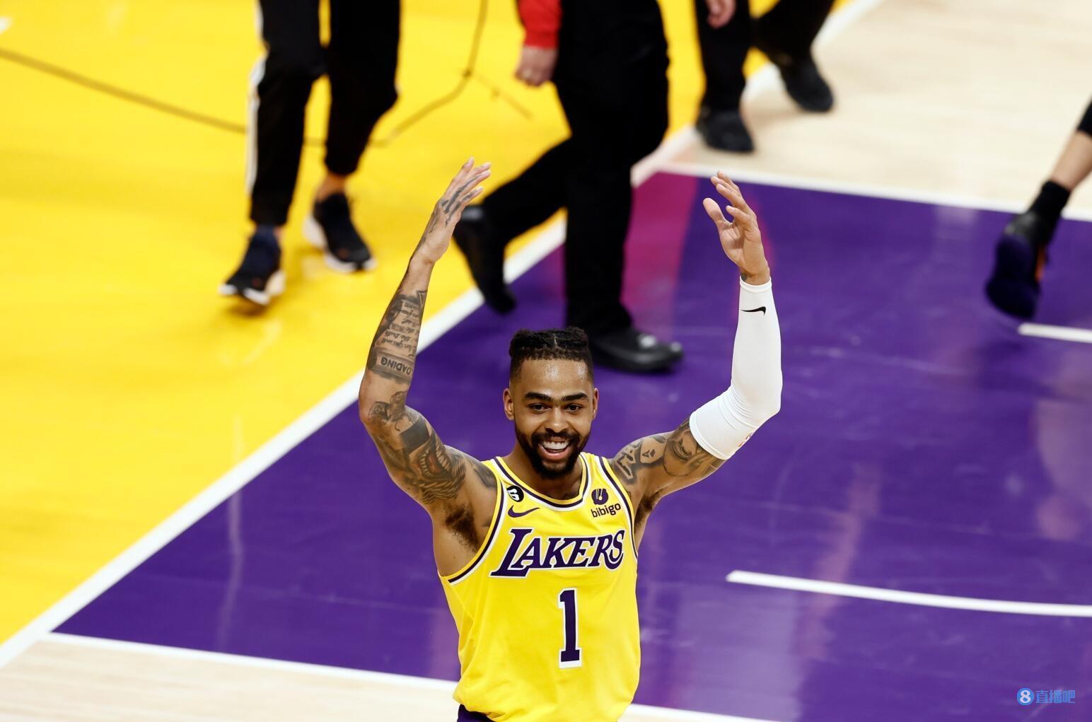 拉塞尔季后赛单场30分 5三分 湖人自08年后仅科詹做到过