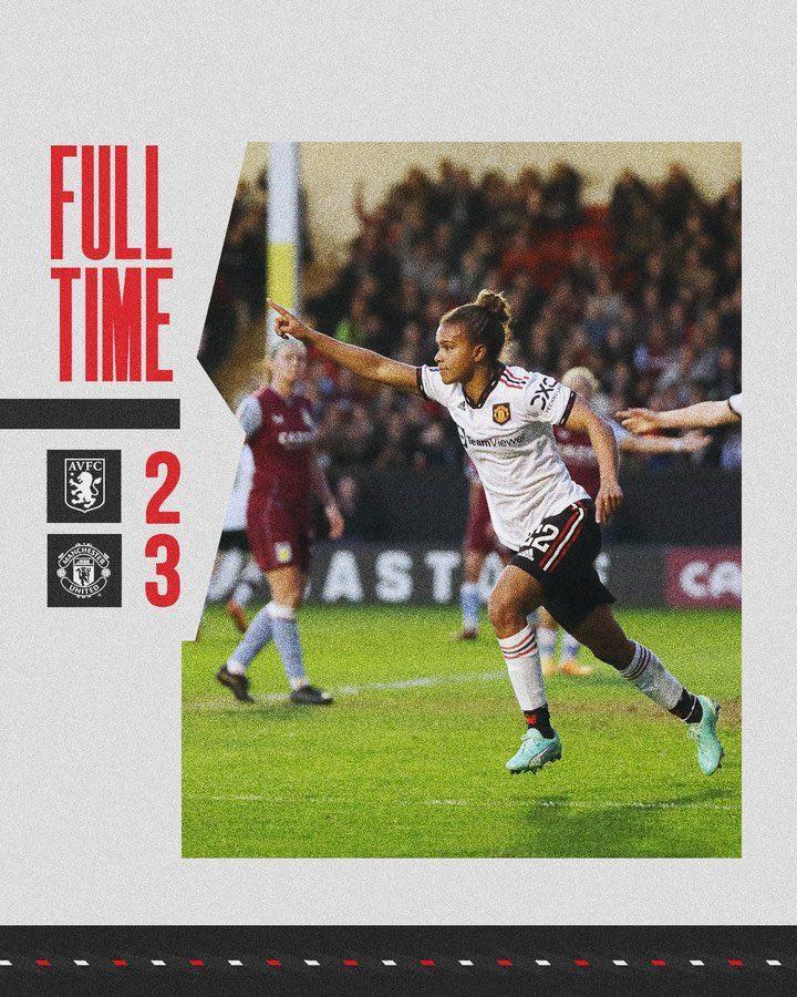 曼联女足战报｜绝杀维拉在比赛进行到第94分钟时，...