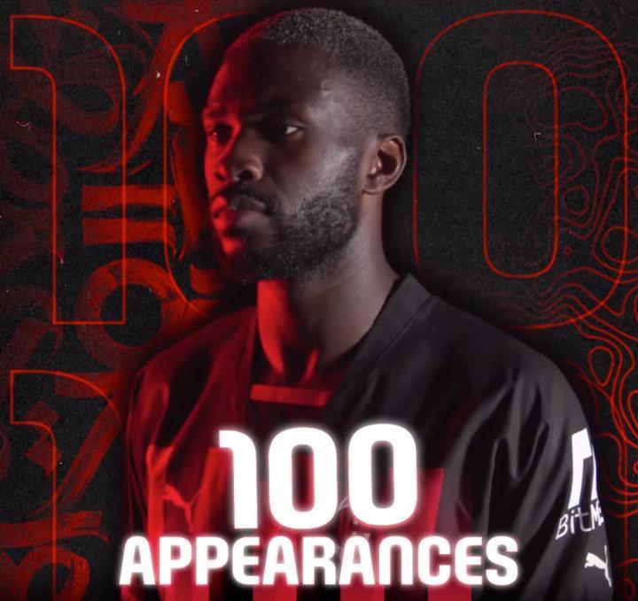 托莫里达成米兰百场里程碑，但因伤只踢了半场