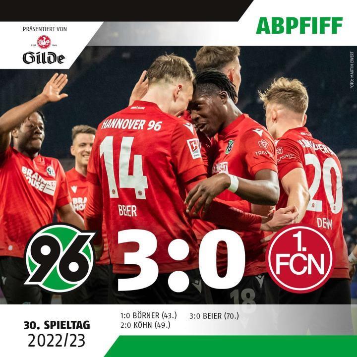 3:0！我们在主场横扫了纽伦堡。