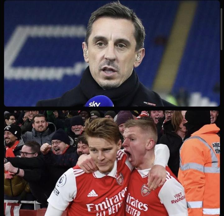 著名英格兰足坛名宿内维尔这次又敲打了阿森纳一下：...