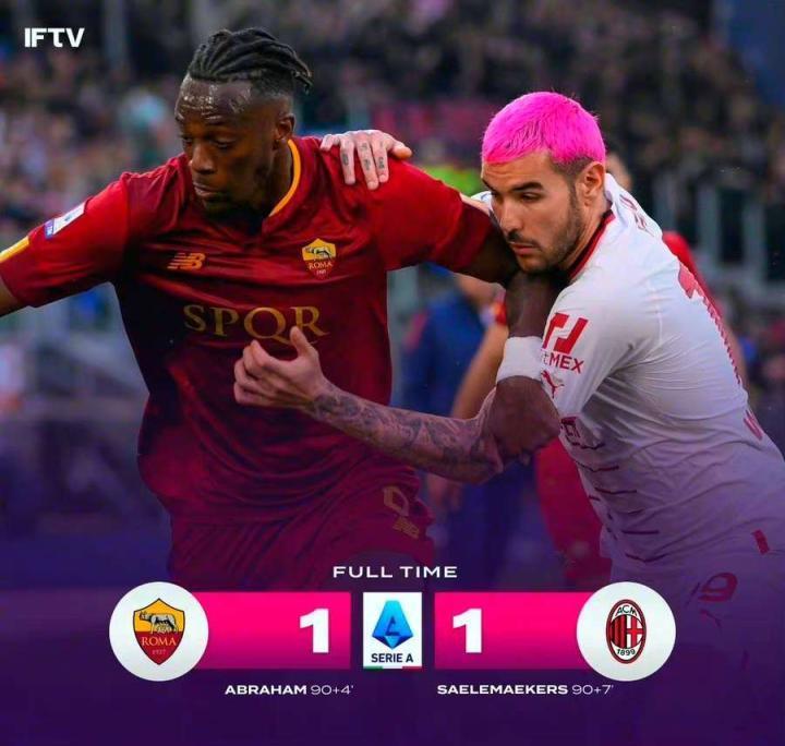 亚伯拉罕在补时94分钟绝杀ac米兰？萨勒马科尔斯...