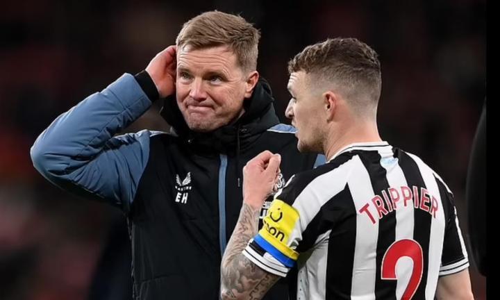 特里皮尔：埃迪-豪能在纽卡执教很长时间，他在这创造了奇迹