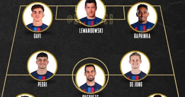 布斯克茨、德容、佩德里和加维一同首发的7场比赛巴萨全胜