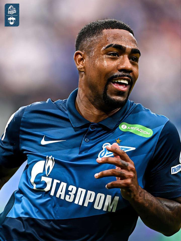 焕发新生！泽尼特前锋、巴萨旧将马尔科姆本赛季已为...