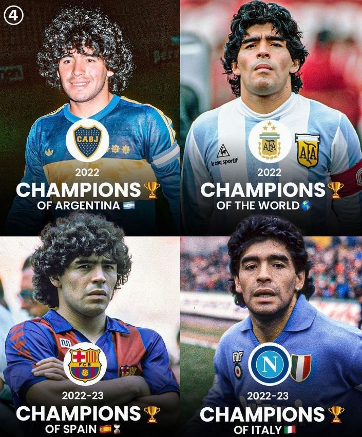 如果老马还在，他可能见证博卡、阿根廷、那不勒斯、巴萨先后夺冠