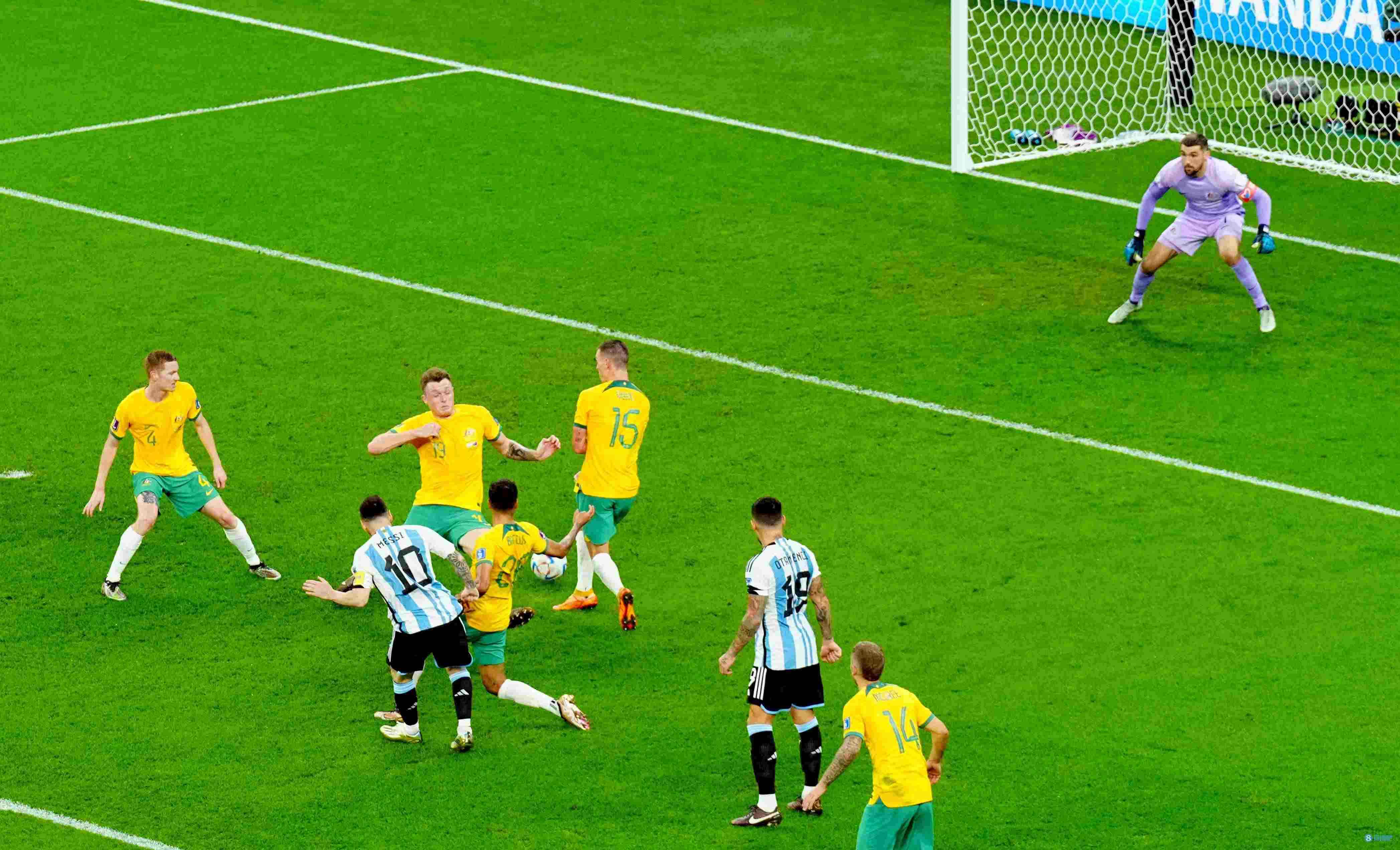 阿根廷vs澳大利亚交手战绩：6胜1平1负，世界杯2-1淘汰对手