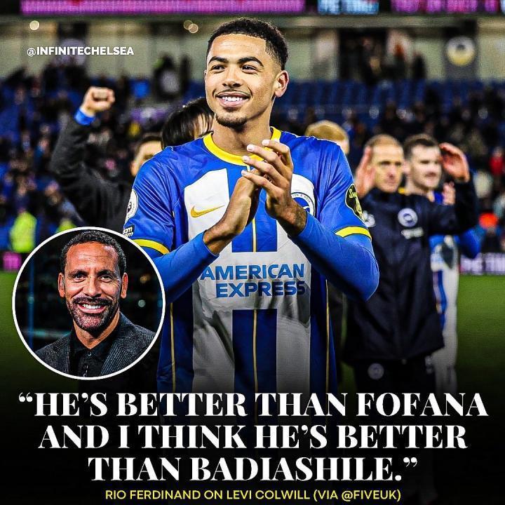 费迪南德盛赞科尔威尔：我认为科尔威尔是切尔西最好