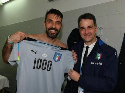 布冯迎千场里程碑