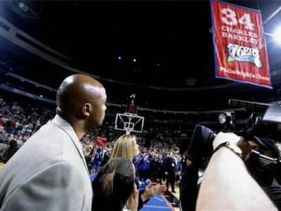 费城76人退役巴克利球衣