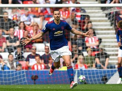 伊布打进英超最后一球