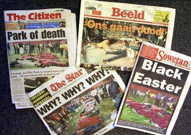 南非埃利斯公园球场发生球迷踩踏惨案