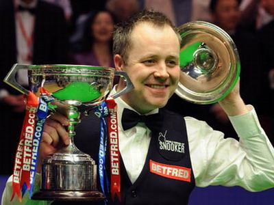 希金斯夺得斯诺克世锦赛冠军