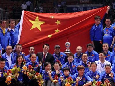 中国3-0复仇韩国重夺尤伯杯