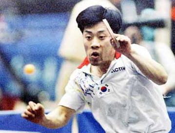 韩国乒乓球名将刘南奎出生