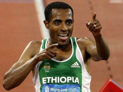埃塞俄比亚长跑运动员贝克勒出生