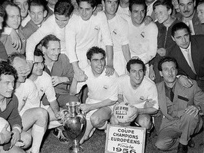 皇马夺得首届欧洲冠军杯冠军