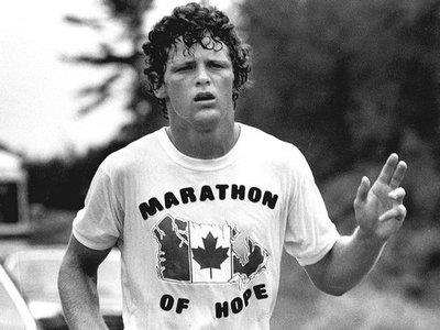 加拿大慈善长跑者泰瑞·福克斯出生