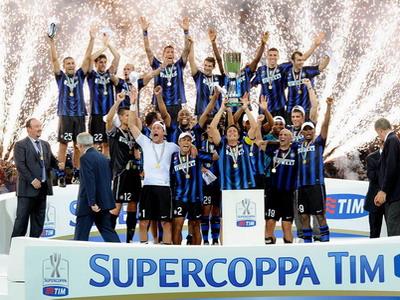 国际米兰夺意大利超级杯