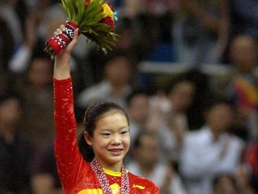 中国女子跳马取得第一个世界冠军