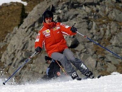 F1车王舒马赫滑雪头部重伤