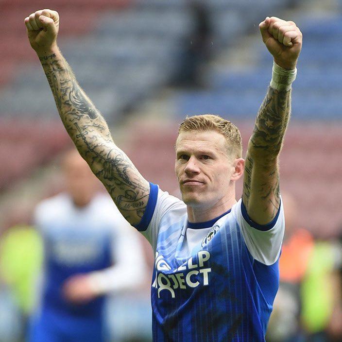 詹姆斯-麦克林获得维冈竞技本赛季的最佳球员奖，这