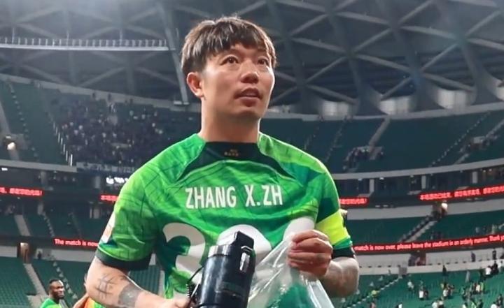 张稀哲：工体的氛围全国都找不到；写给我的横幅我还没看完呢