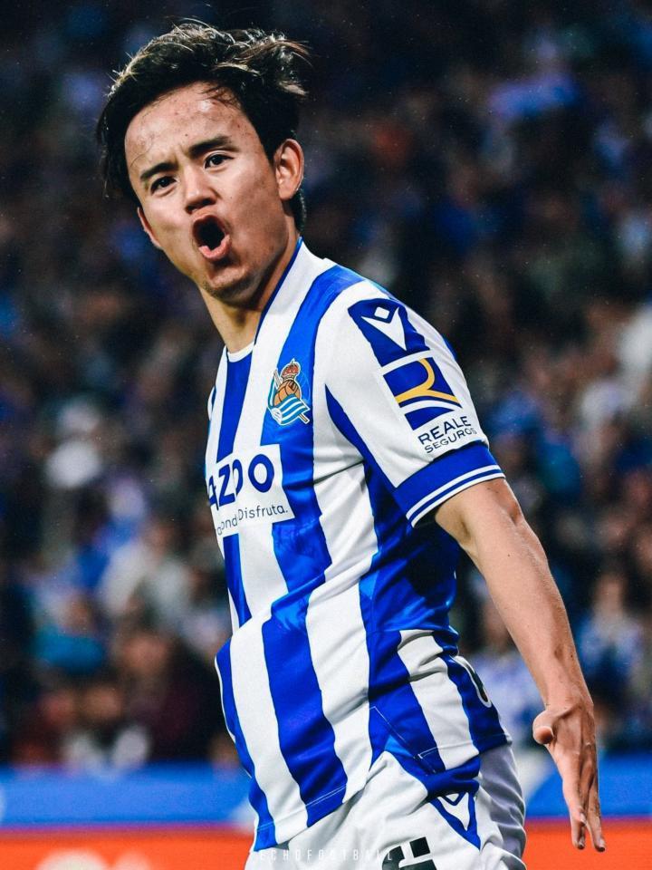 久保建英斩获赛季第9粒西甲进球，而他在前三个赛季