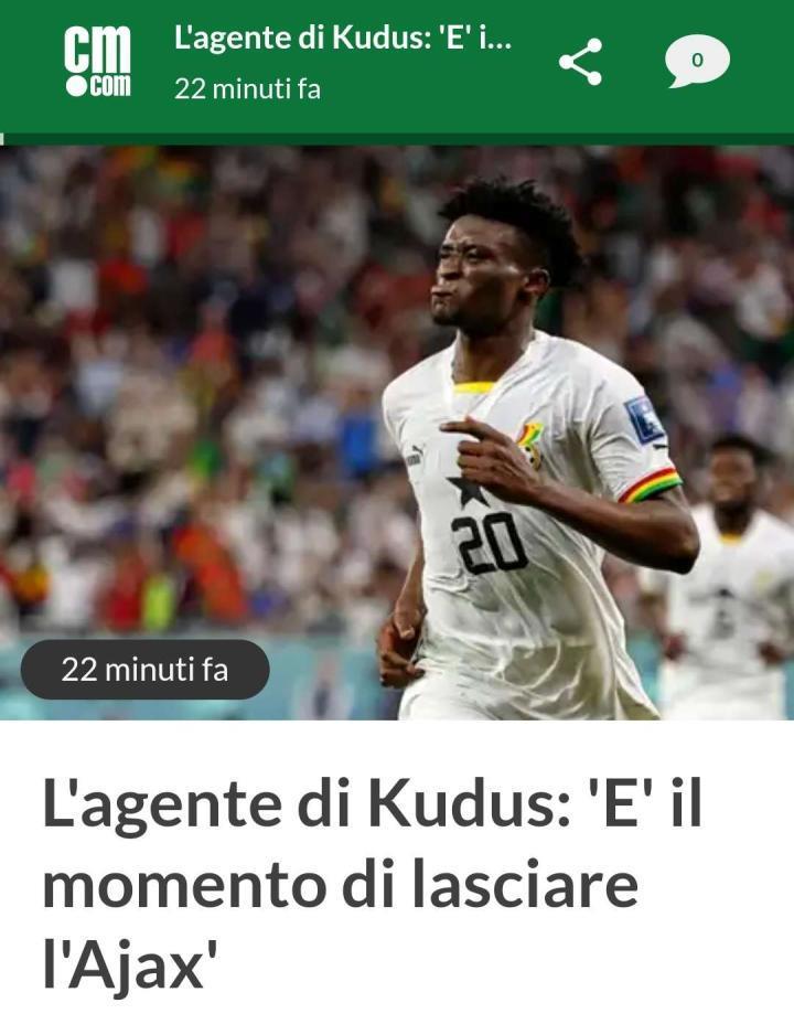 Calciomercato.com：库杜斯准备离