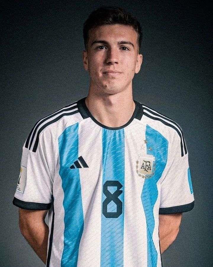 曼城小将佩罗内在凌晨结束的u20世界杯中，一传一