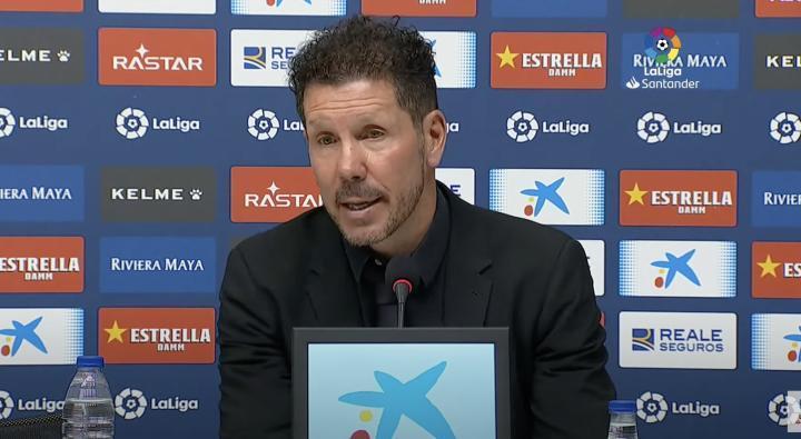 西蒙尼：平局是公平的；最近我们需要很多进球才能放心