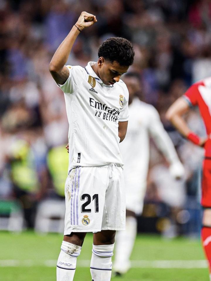 罗德里戈对阵巴列卡诺的全场数据如下：出场时间：9