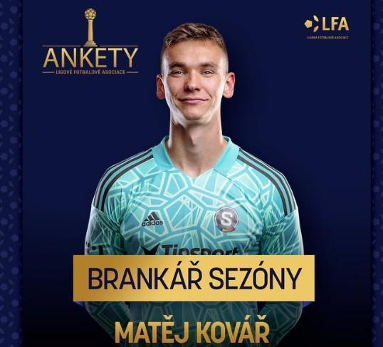 官方：曼联外租门将科瓦日当选捷克联赛最佳门将