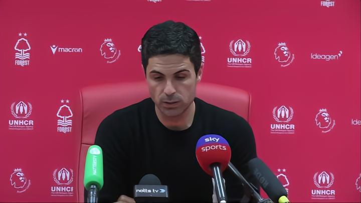 阿尔特塔：我们在248天里都是英超第一，但曼城比我们更稳