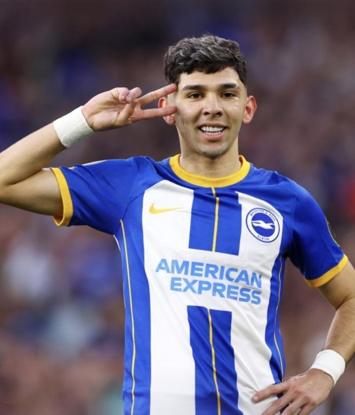 19岁的布莱顿小将恩西索面对曼城远射世界波破门，