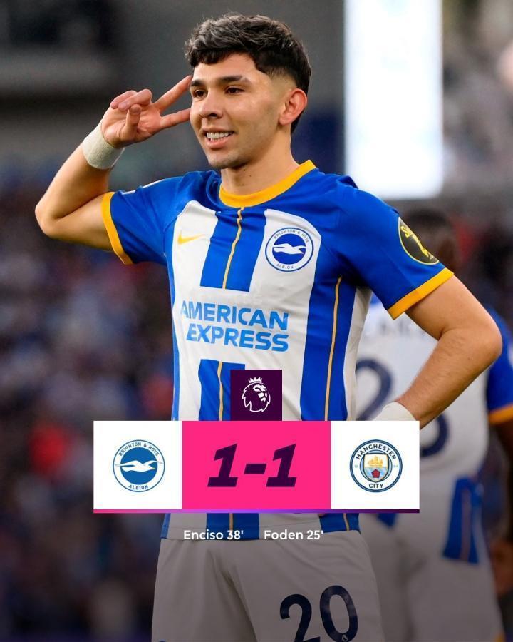 恩西索英超生涯前4粒进球