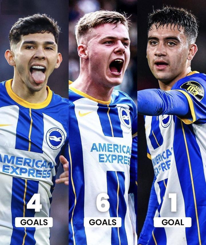 青春风暴！布莱顿阵中的三名U19球员（埃文-弗格