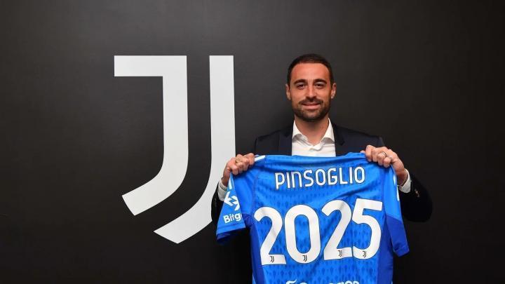 官方：尤文图斯与门将平索利奥续约至2025年6月