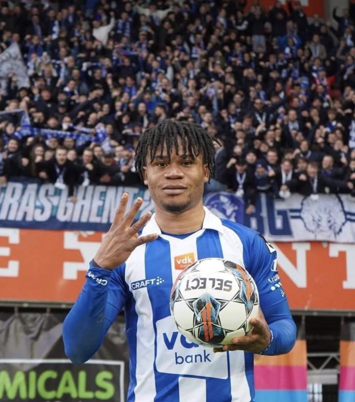 罗马诺最新报道，里尔对根特的20岁前锋奥尔班有强