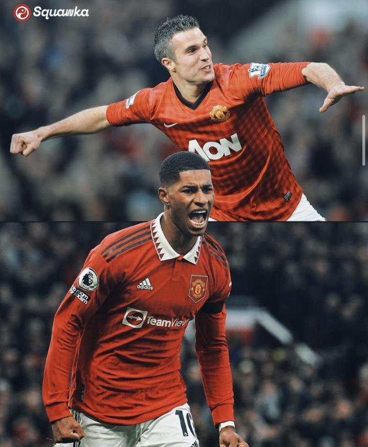 比肩强人！拉什福德成为继范佩西之后，曼联第二个单