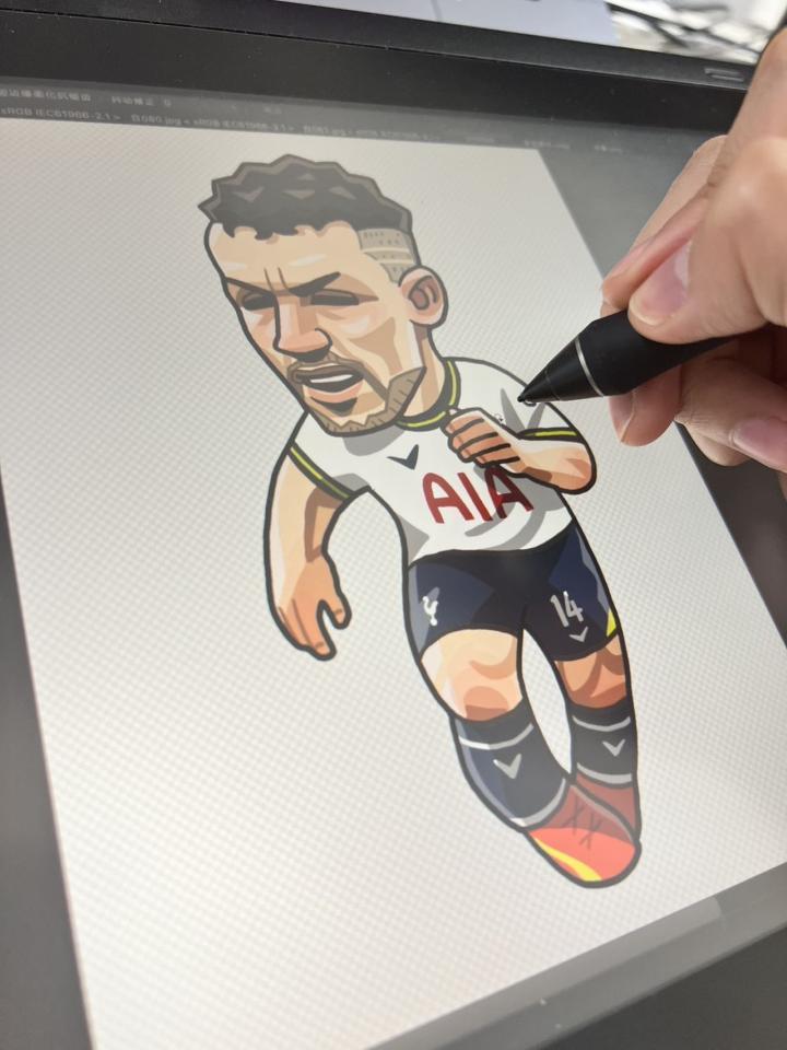 手绘佩里西奇手绘屏真香心花怒放