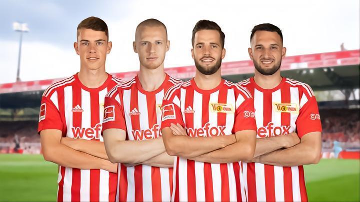 柏林联合官方：四名球员将在赛季结束后自由离队