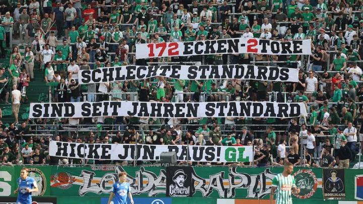 不满现状，维也纳快速球迷将矛头对准助理教练希克斯贝格尔