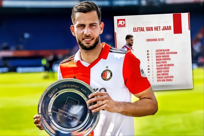 AD报评赛季荷甲最佳阵容：汉茨科最佳球员