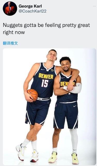 将对阵热火！乔治-卡尔发推：掘金现在肯定感觉很棒