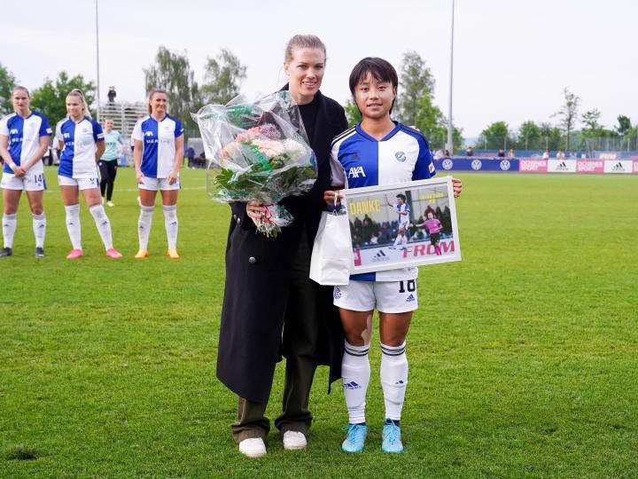 草蜢官方：张琳艳的草蜢生涯告一段落，祝征战世界杯好运